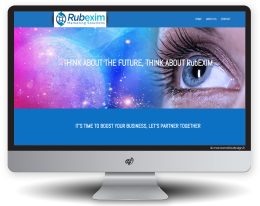 Realizzazione Sito Web | Rubexim <a href="http://www.rubexim.com/" target="_blank">link al sito web</a>