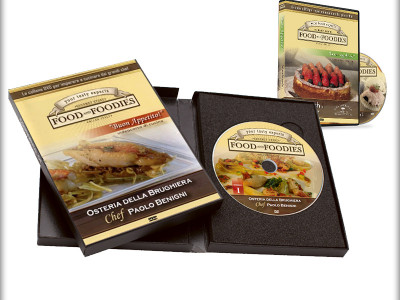 Design di copertina e libretto DVD per Food&Foodies