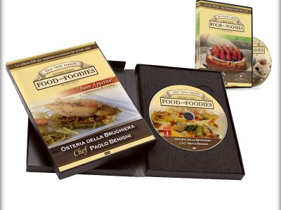 Design di copertina e libretto DVD per Food&Foodies